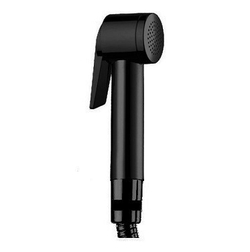 Bossini Paloma Flat лейка Ø 34 мм, гигиеническая с клапаном подачи, из ABS, цвет чёрный матовый