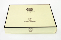 Элитный плед детский Lux 1133 голубой от Luxberry коробка