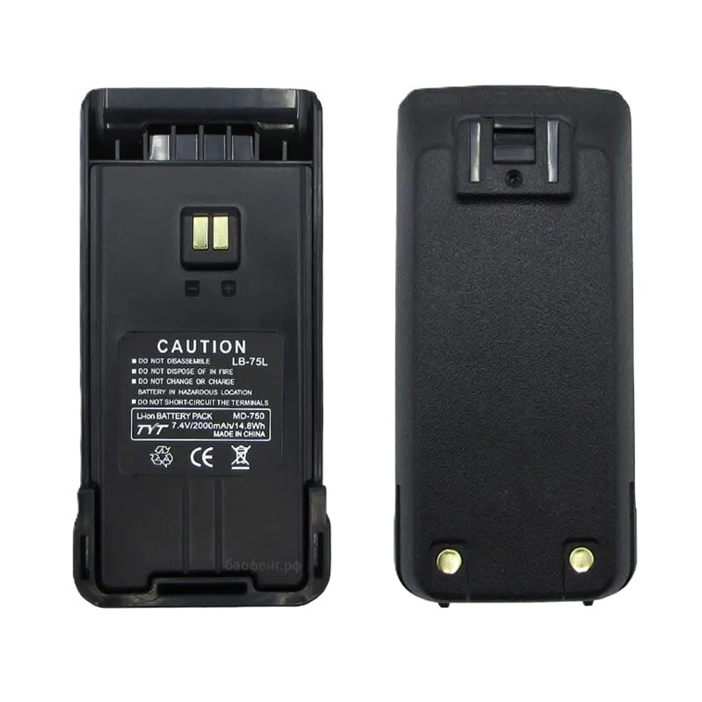 Аккумулятор для рации TYT MD-750 2800 mAh