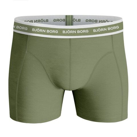 Боксерки теннисные Bjorn Borg Shorts Sammy BB Fourflower 3P - oil green
