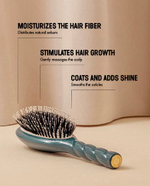La Bonne Brosse Массажная расческа для волос N 03 Essential Sensitive Scalp Brush - Creamy White