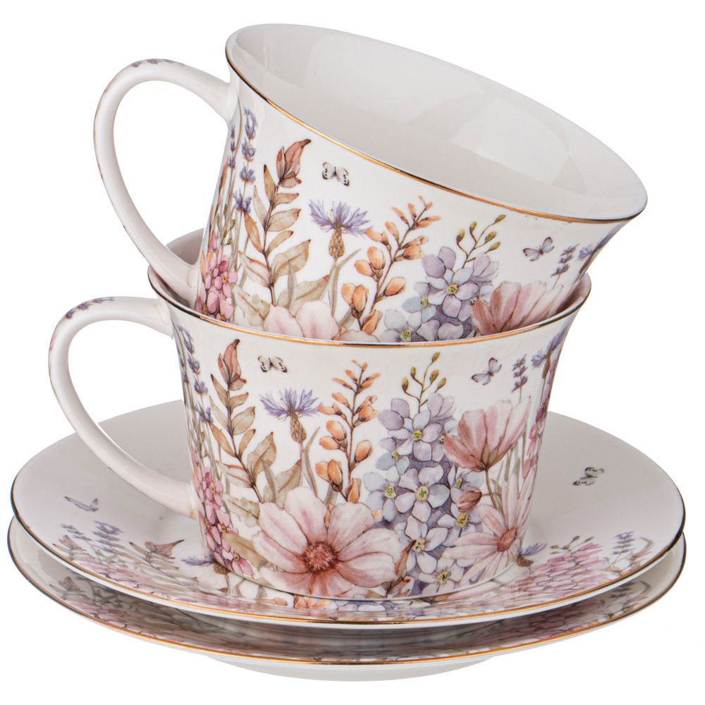 ЧАЙНЫЙ НАБОР LEFARD "ДВОРЦОВЫЙ ПАРК" НА 6 ПЕР. 12 ПР. 250 МЛ (КОР=8НАБ.)