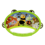 Бубен 16см, зеленый, пакет 886B