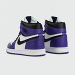 кроссовки Air Jordan 1 Mid Purple White