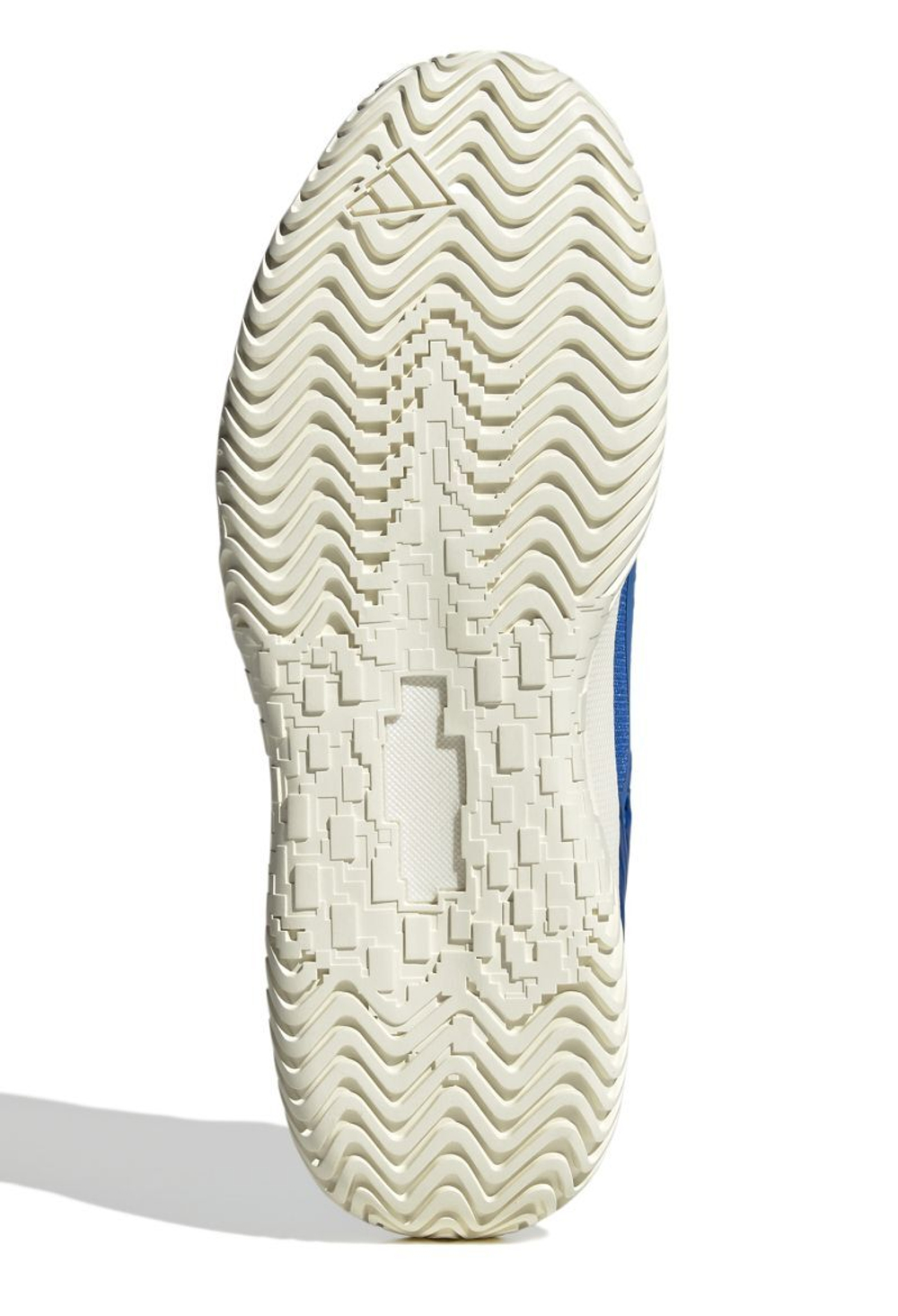 Мужские кроссовки теннисные Adidas SoleMatch Control - core blue/cloud white/flash aqua