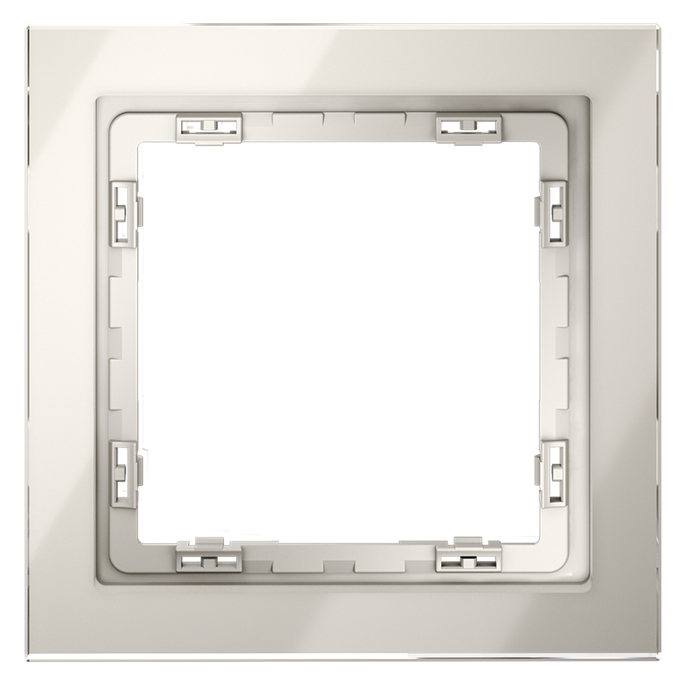 Рамка стеклянная на 1 пост, (кашемир, стекло) Voltum S70 VLS110103