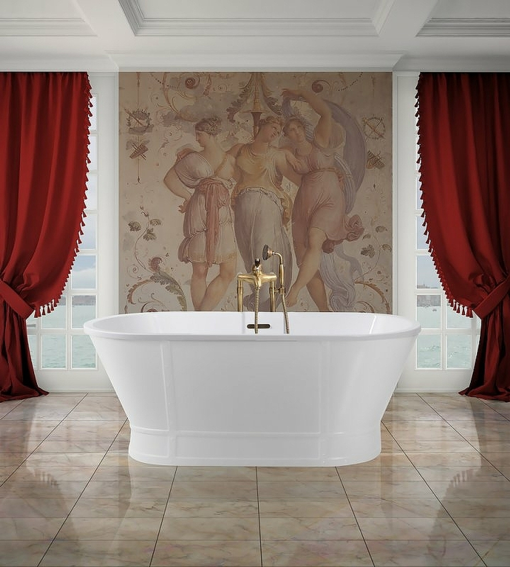 Акриловая ванна BelBagno 168x78 BB35 Белая глянцевая