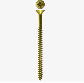 Универсальные саморезы Стройбат 6,0x80 желтый цинк 3 шт 032521