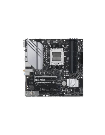 Материнская плата ASUS PRIME B650M-A WIFI II RTL (AM5, AMD B650, 4*DDR5, 4*SATA 6G RAID, 2*M.2, 3*PCIE, 2.5Glan, WiFi, BT, VGA, HDMI, DP, 4*USB 3.2, 4*USB 2.0)