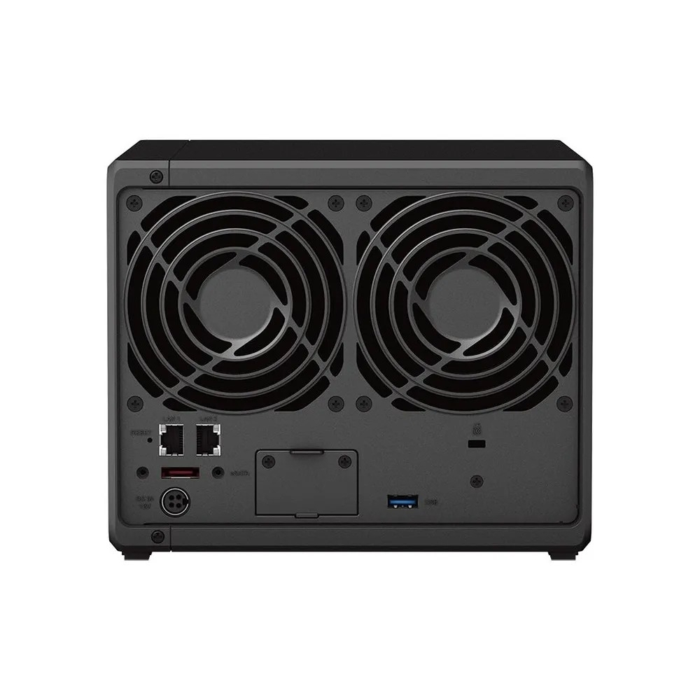 Synology DS923+ Сетевое хранилище C2GhzCPU/4Gb(upto8)/RAID0,1,10,5,6/up to 4hot plug HDDs SATA(3,5' or 2,5')(up to 9 with DX517)/2xUSB3.0/2GigEth/iSCSI/2xIPcam(up to 40)/1xPS/3YW