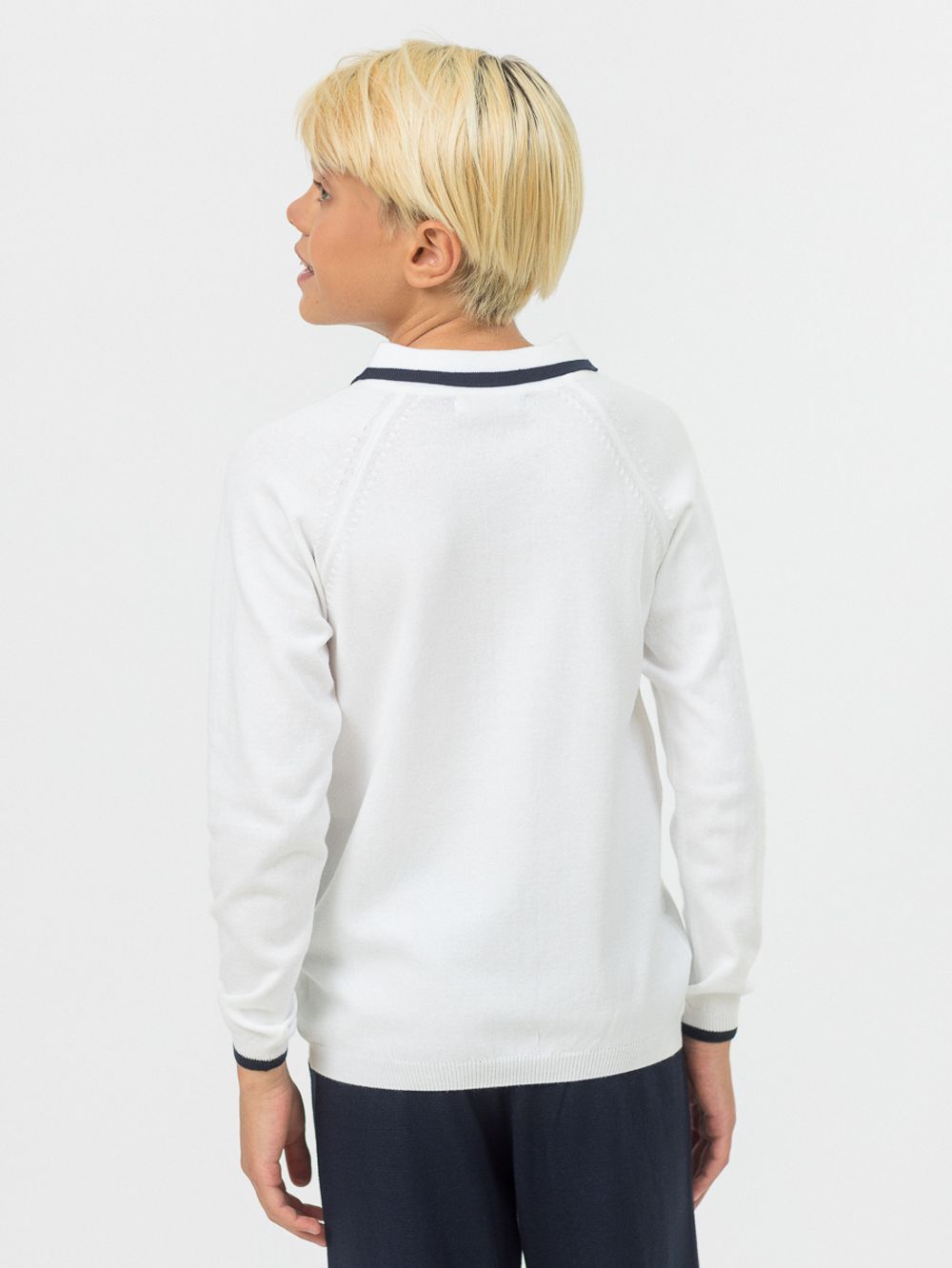 Поло для мальчика AT496 белый