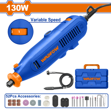 Гравер электрический с гибким валом WADFOW WRY1D131 130 Вт