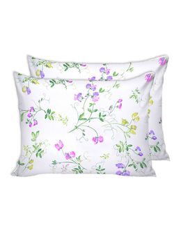 Постельное белье  сатин Milky Garden "Горошек" 2-спальное  Наволочка 50x70 см 2 шт  Простынь  240x215 см  Пододеяльник 175x215 см