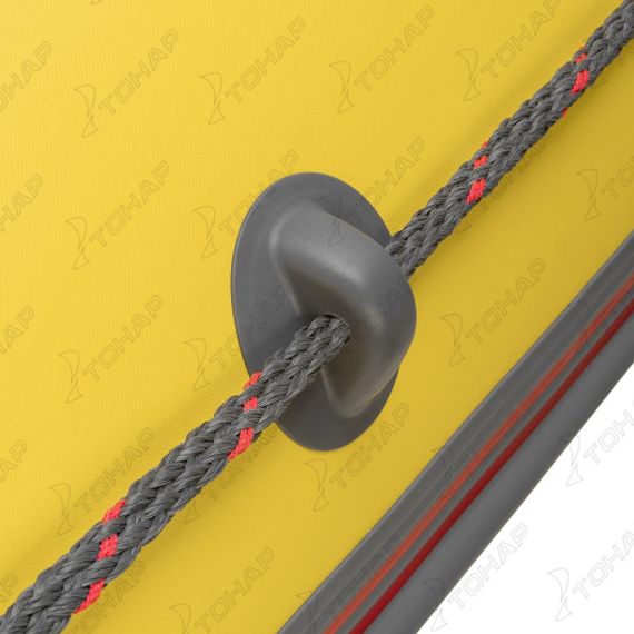 Лодка Алтай А320 надувное дно, желтый/серый (модель A-S320AS) Тонар