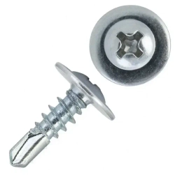 Саморезы с прессшайбой со сверлом 4,2 х 19 мм 100 шт