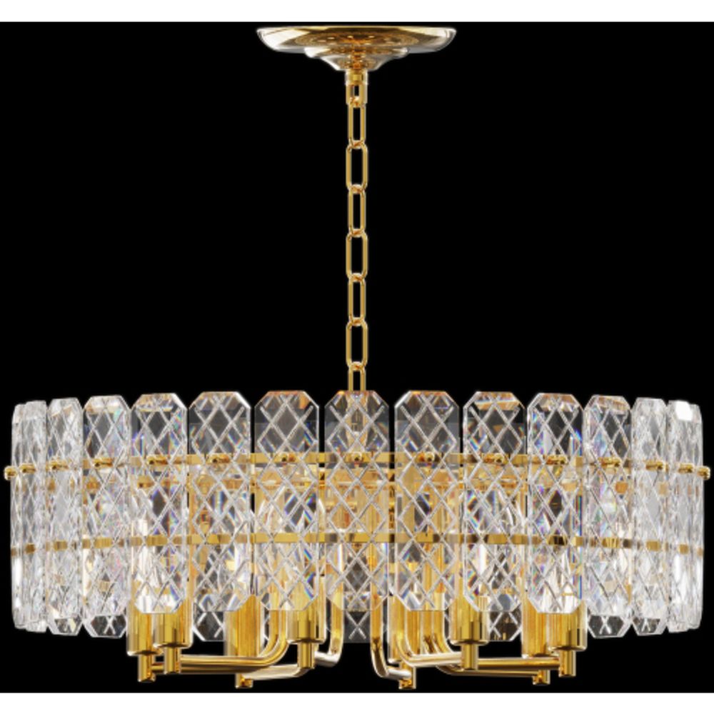 Люстра Rivoli Sylvia 1049-308 8 х Е14 40 Вт хрусталь | Rivoli