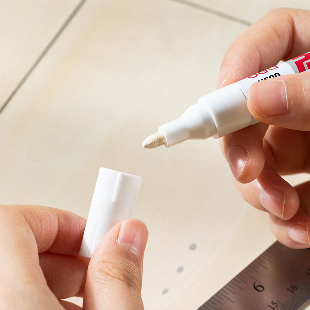 Маркер-краска DELI "Paint" U500, 2 мм, белый