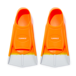 Ласты для бассейна TORRES F01, SWF012402OR, р. EU 30-32 (XS), оранжево-серый