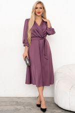 Платье Аскания (сливовый)-52р-р Р11-1203/3 Nikol