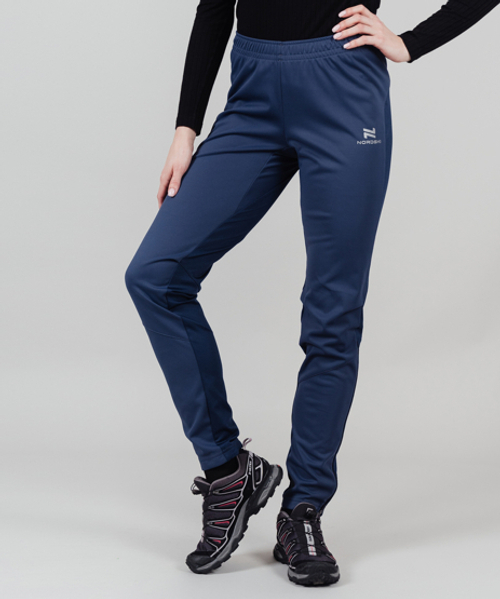 Брюки NORDSKI PRO blue W, тренировочные, женские NSW522125