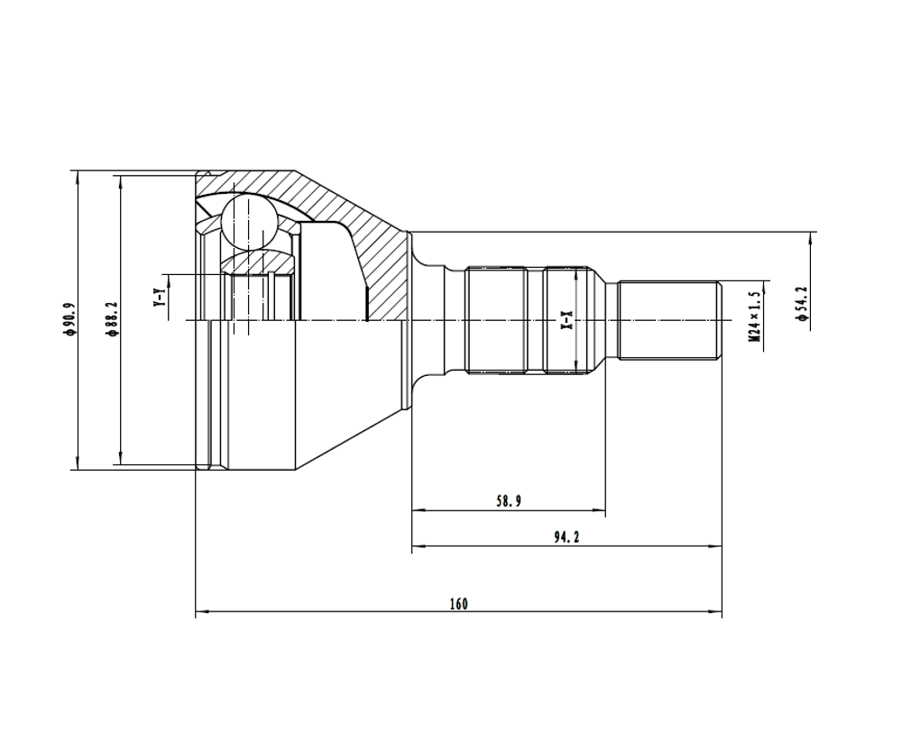 EWIGER - EW121150022-EWI - Joint Kit, drive shaft