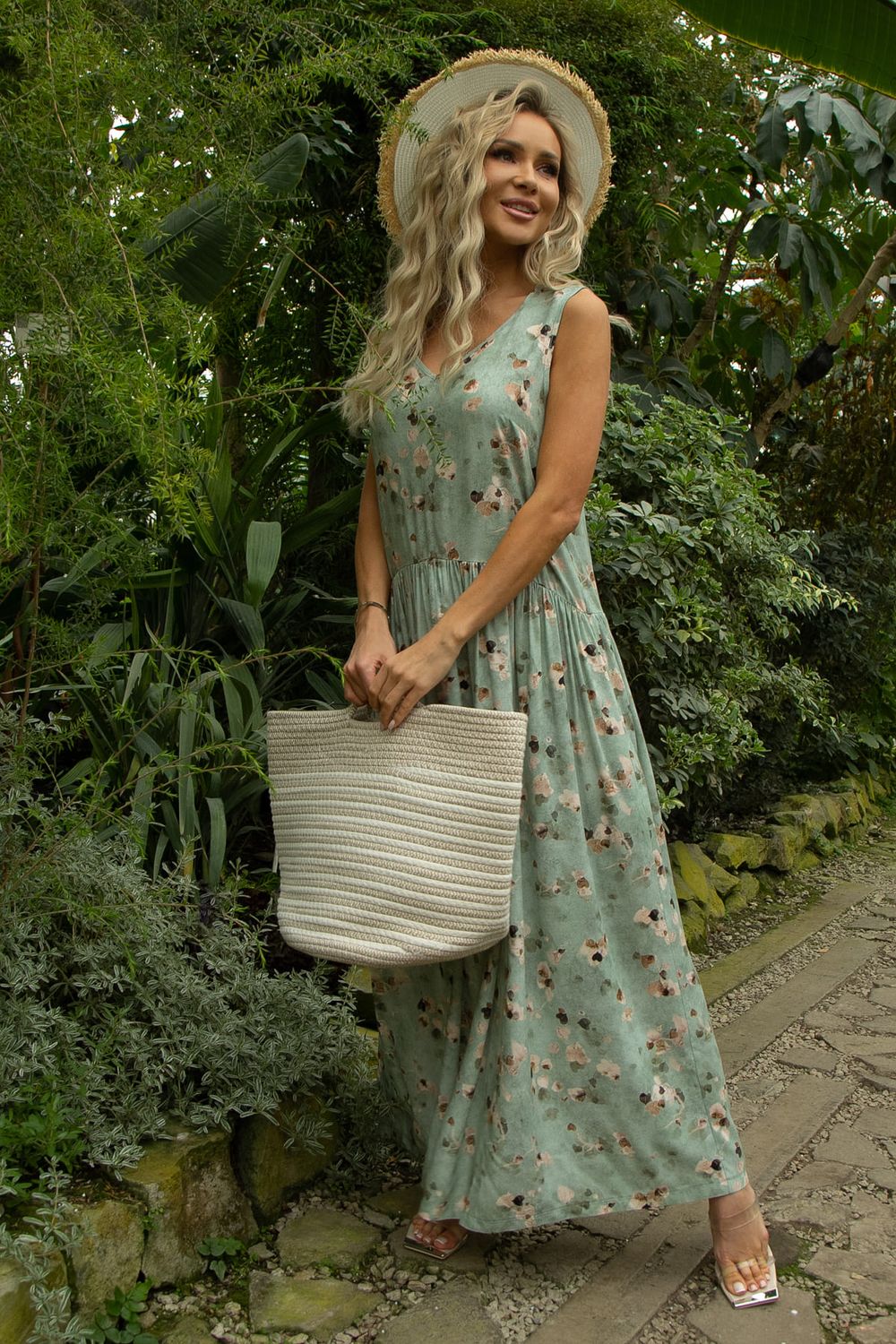 Сарафан Нерея (олива) П13548-1М LT Collection