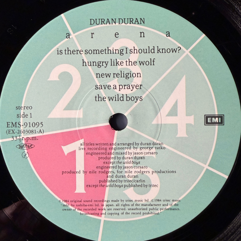 Duran Duran – Arena (Япония 1984г.)