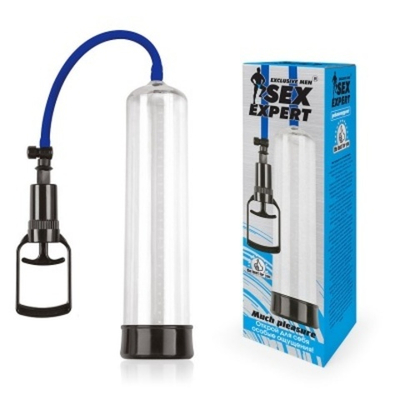 Вакуумная помпа SexExpert черная 28 см