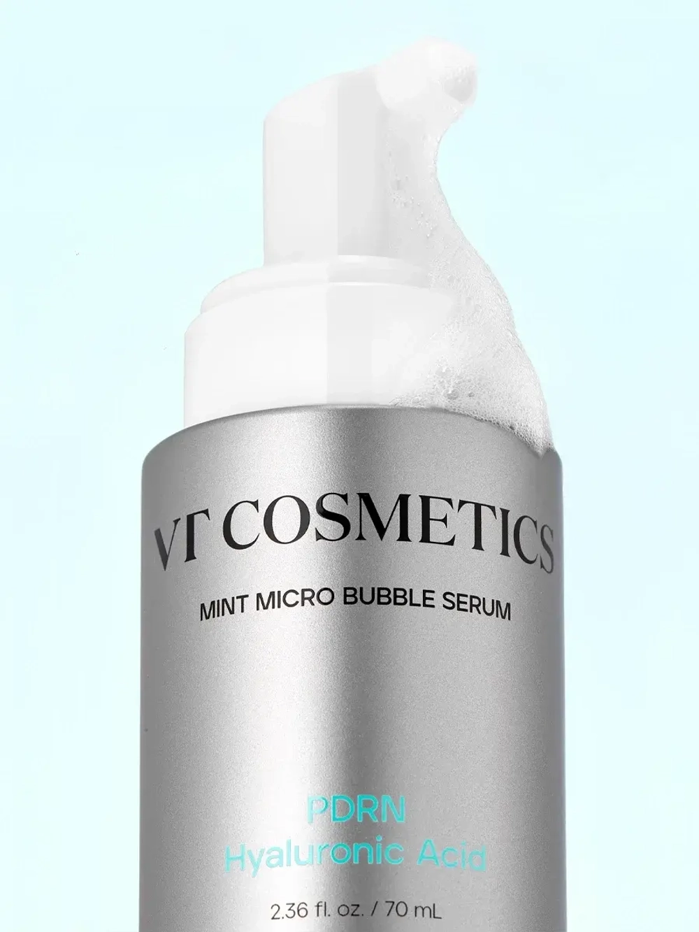VT Cosmetics Пузырьковая сыворотка с ПДРН и гиалуроновой кислотой PDRN Hyaluronic Mint Micro Bubble Serum 70 мл