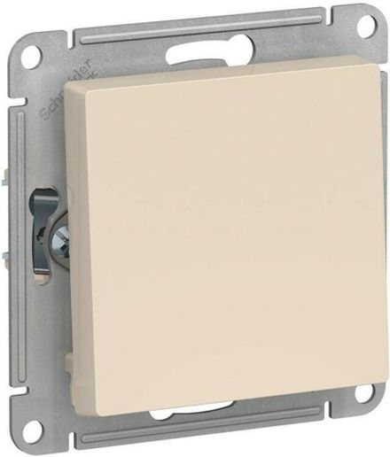 Выключатель одноклавишный Systeme Electric AtlasDesign Беж 10А