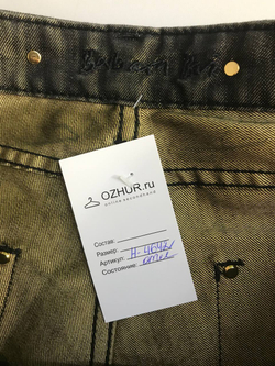 Джинсы в модном оттенке, маркировка 26, визуально 42 размер