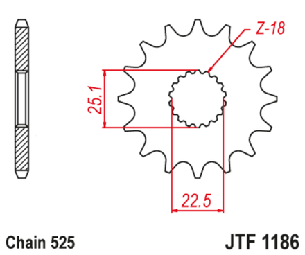 Звезда JTF1186.16RB