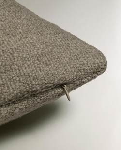 Zara Home наволочка декоративная из шерсти, серый, 40x60 см