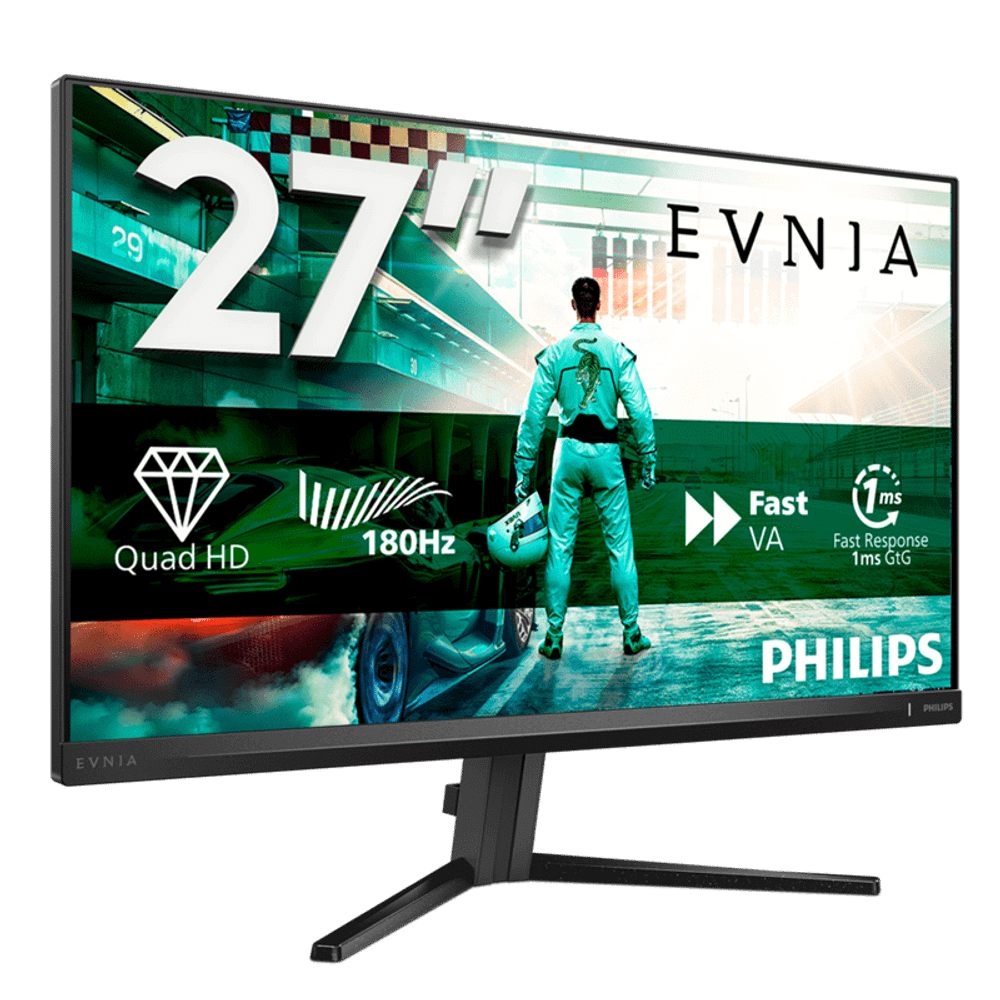 Монитор 27" PHILIPS 27M2N3500NL/01/00 VA 2560x1440 180Hz 0,5мс 300кд/м 5000:1 2xHDMI DP Черный