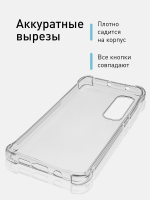 Чехол ROSCO для Xiaomi Mi Note 10 Lite оптом (арт. XM-MIN10L-HARD-TPU-TRANSPARENT)