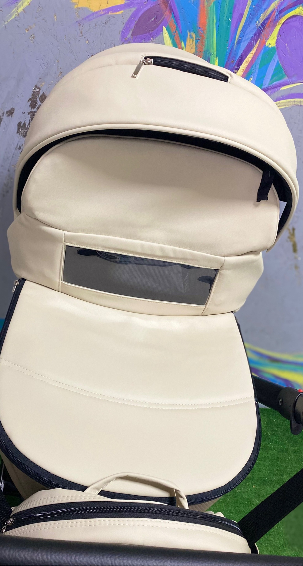 Коляска  OZON Ecco (2 в 1) (RIKO BASIC) 25 слоновая кость-бежевый