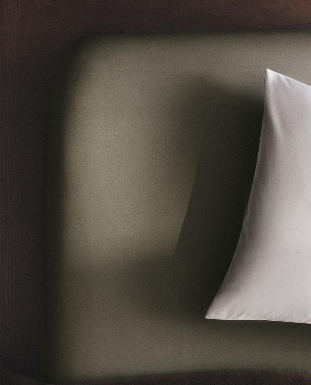 ZARA HOME (300 НИТЕЙ) НАТЯЖНАЯ ПРОСТЫНЯ ИЗ ХЛОПКА, СЕРЫЙ