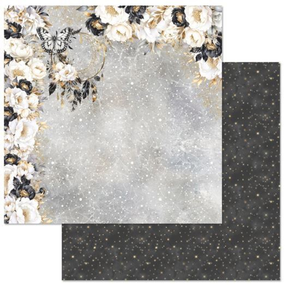 Бумага "Звездная незнакомка. Серебро созвездий" (ScrapMania)