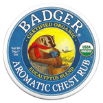 Badger, ароматическая мазь для грудной клетки, эвкалипт и мята, 56  (2 унции)