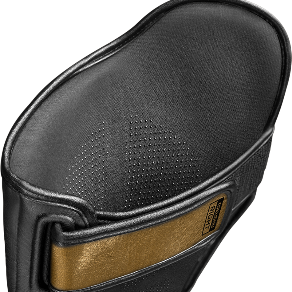 Защита голени HAYABUSA T3 черно-золотая