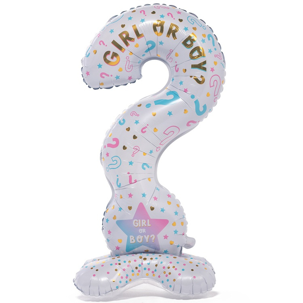 Шар Фольгированный Вопрос GIRL OR BOY (Ассорти)