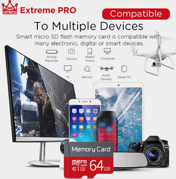 Карта памяти  Extreme Pro 64GB MicroSD HIGH SPEED