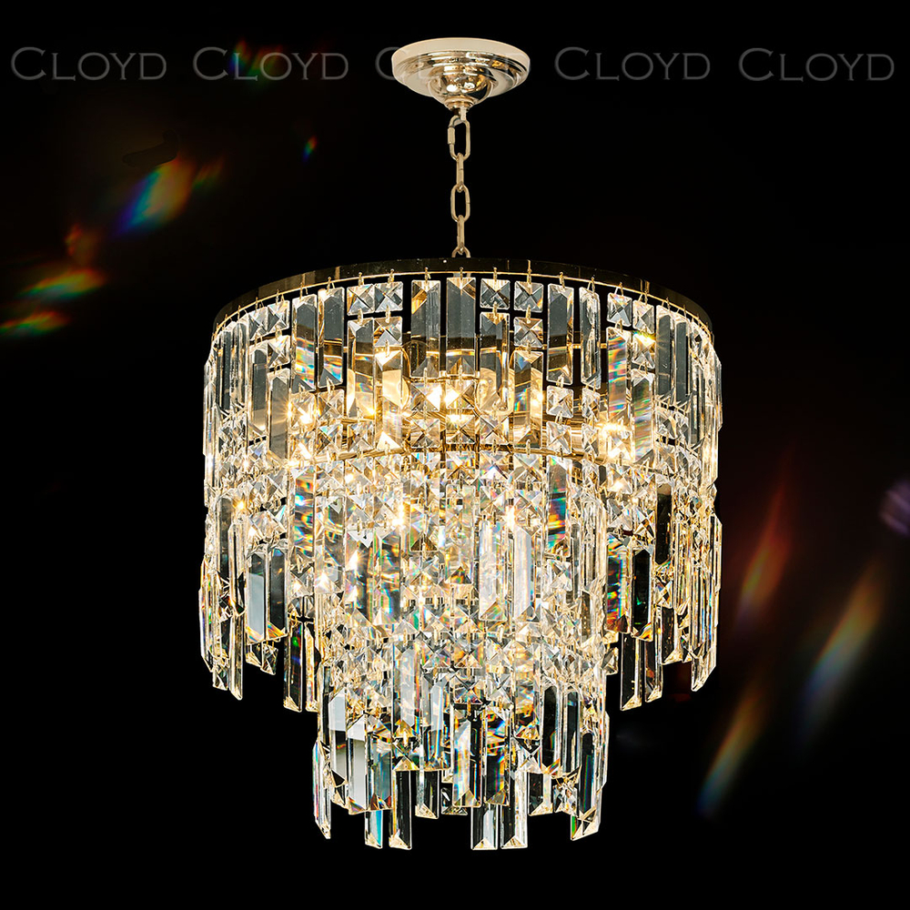 Люстра Cloyd ALCATRAZ-C C9 / Ø40 см - золото (арт.10884)