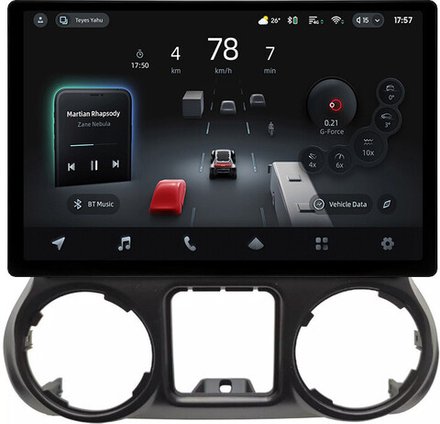 Магнитола для Jeep Wrangler 3 2010-2018 - Teyes CC4-PRO монитор 13" 2K QLED на Android 13, Snapdragon 778G, 8+128, AI, CarPlay, DSP, 4G SIM-слот