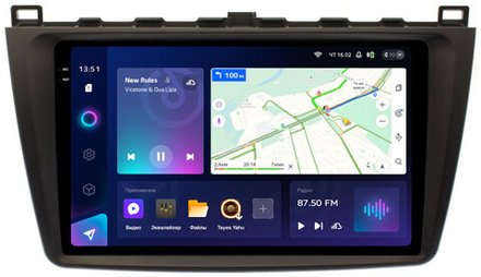 Магнитола для Mazda 6 2007-2012 (GH) - Teyes CC3-2K QLed Android 10, ТОП процессор, SIM-слот, CarPlay