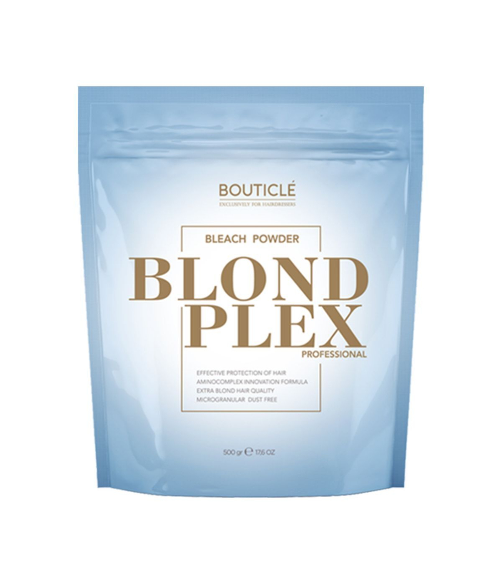 Обесцвечивающий порошок Blond Plex с аминокомплексом – BOUTICLE Blond Plex Powder Bleach 500 гр
