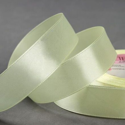 Лента атласная 2см*25Y ВАНИЛЬ