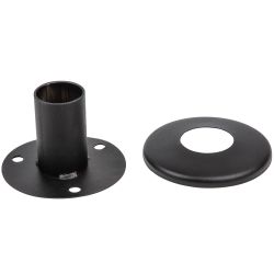 UFP-E11BN-095 BLACK Опора с крышкой для садово-парковых светильников. Высота 95мм. Материал металл. Цвет черный. Упаковка картон.