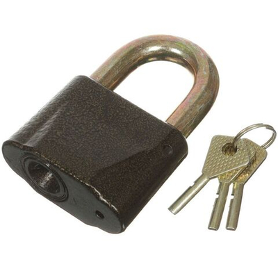 Замок навесной Trodos, ВС-АG-М1, 210026, коробка, дисковый, 3 кл