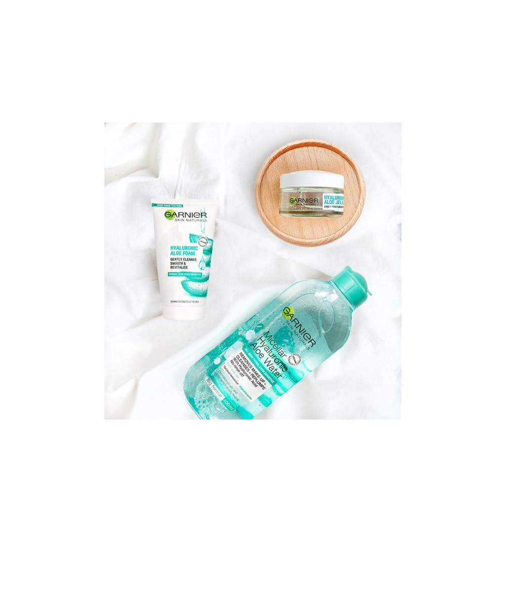 Garnier Skin Naturals Hyaluronic Aloe Foam - очищающая пена /   150  ml  / GTIN 3600542398671